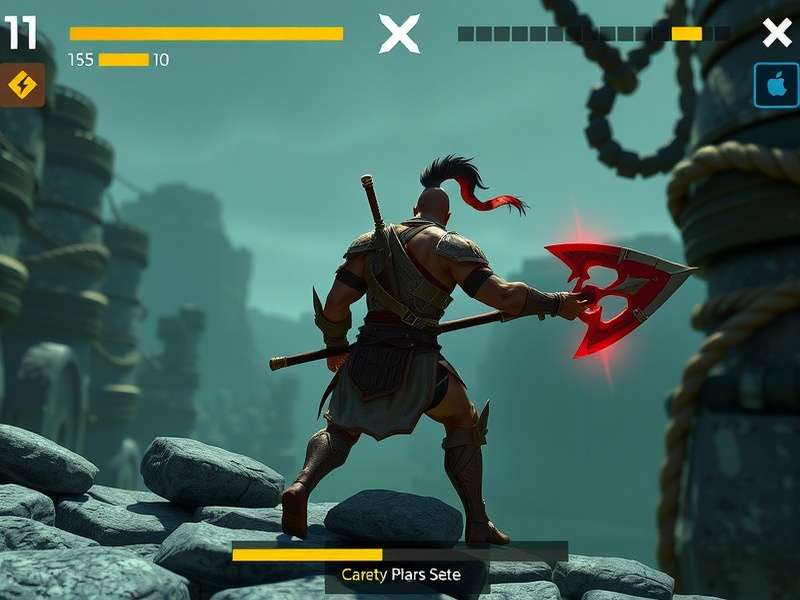 Mace Titan character progression screen